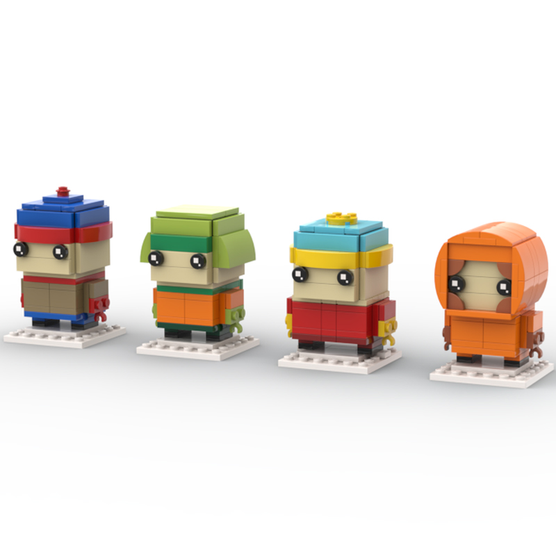 Art Craft Gift Ideas - 336 ชิ้น MOC South Park BrickHeadz