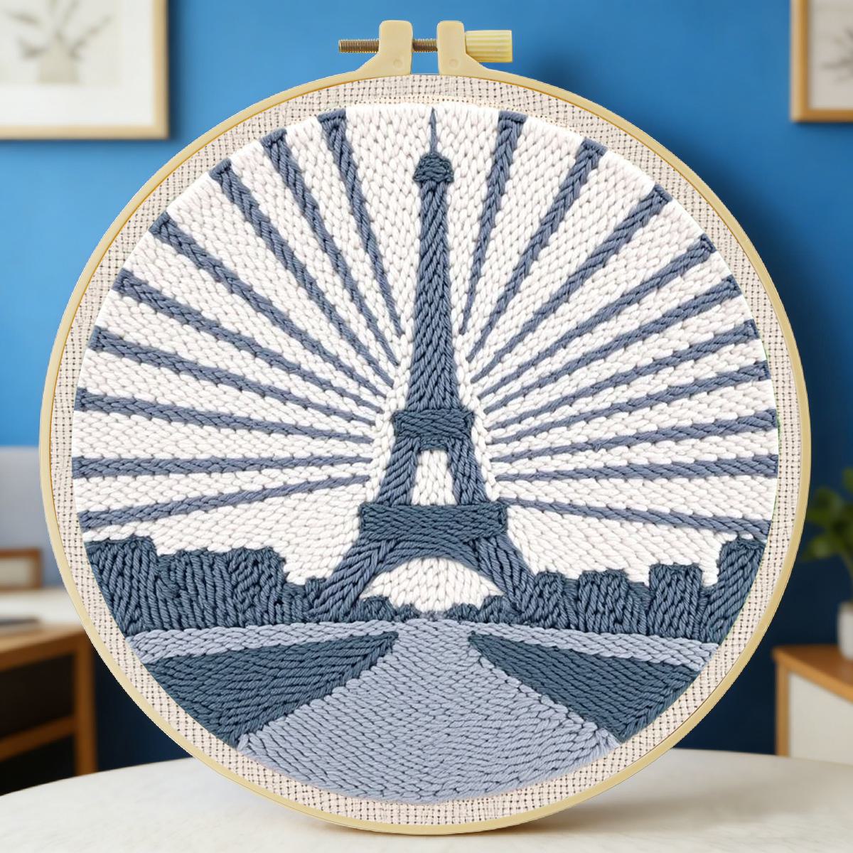 Punch Needle Kit - ชุดปักผ้าแบบ Tower Punch Needle ขนาด 20x20