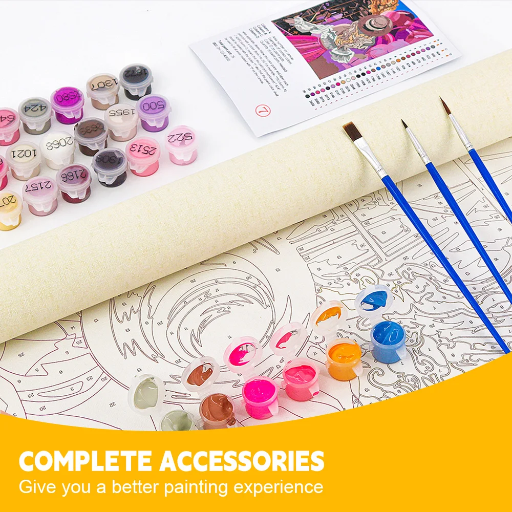 ภาพวาดสีน้ำมันตามตัวเลข DIY ภา - Art And Craft Numbers บทวิจารณ์และราคา