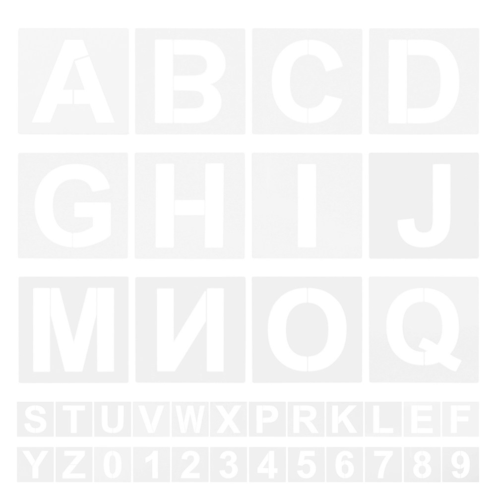 72 ชิ้น แม่แบบตัวอักษรและตัวเล - Letter S Art Craft บทวิจารณ์และราคา