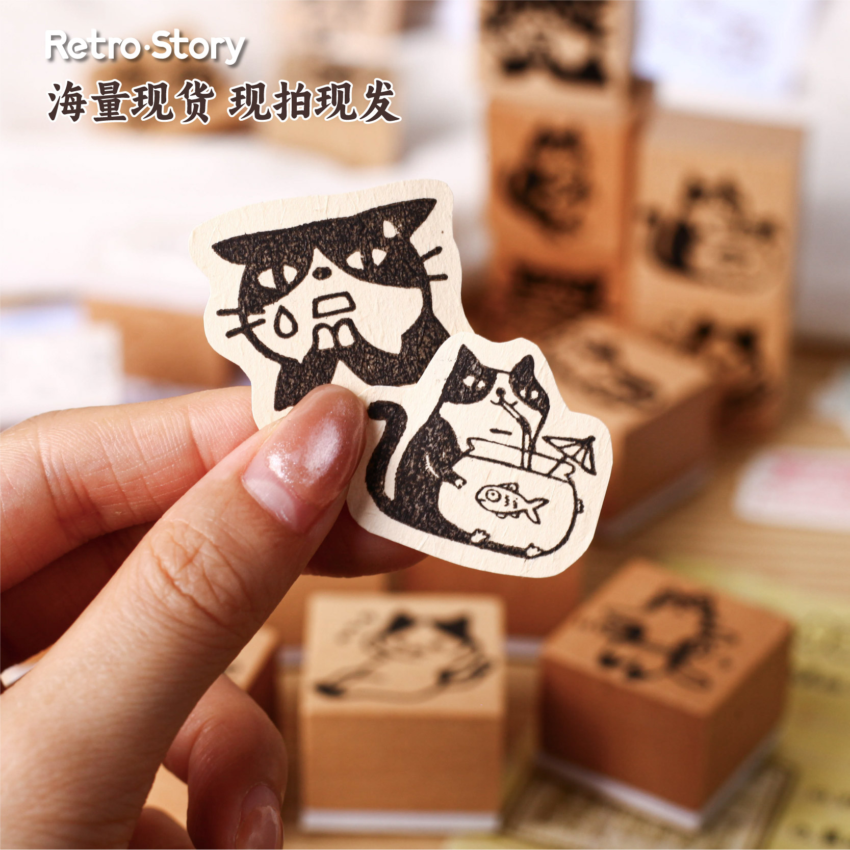 แสตมป์ยางไม้ลายตัวอักษรน่ารักส - Rubber Stamp Blank บทวิจารณ์และราคา
