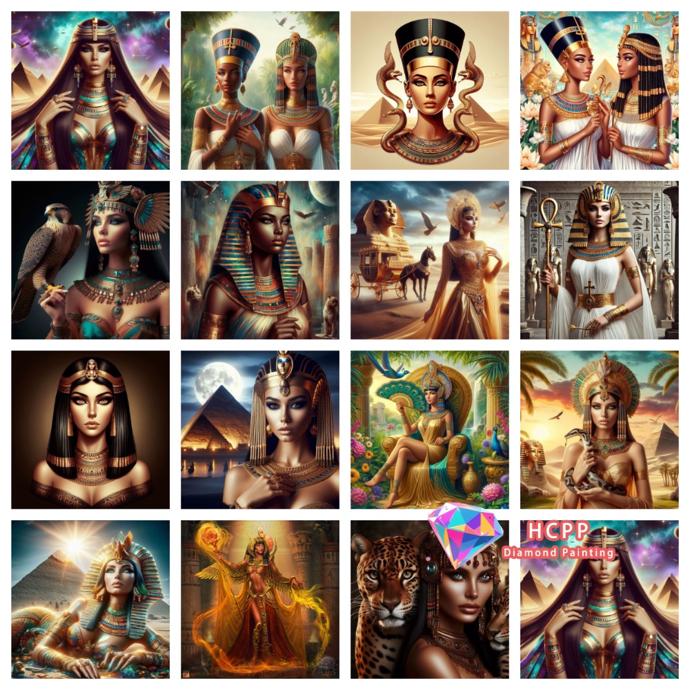 ชุดภาพวาดเพชรรูปพระราชินีอียิป - Queen Art Craft บทวิจารณ์และราคา