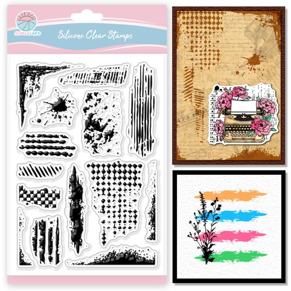 แสตมป์ลายวินเทจกรันจ์แบบใสสำหร - Artwork Craft บทวิจารณ์และราคา