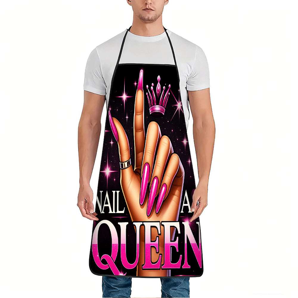 ผ้ากันเปื้อนลายศิลปะเล็บสุดอิน - Queen Art Craft บทวิจารณ์และราคา