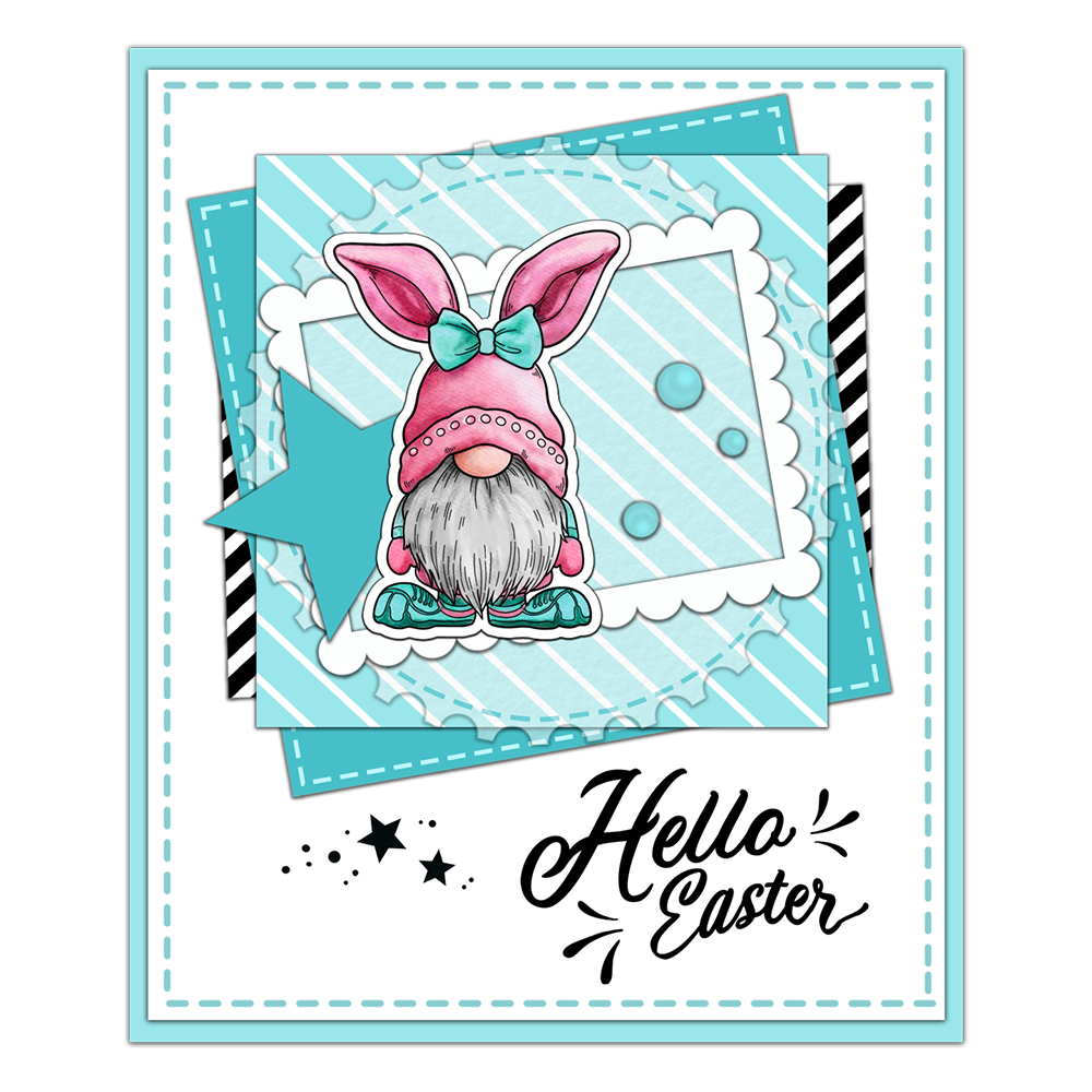 มะม่วงกระต่ายอีสเตอร์มีความสุข - Rubber Stamp Blank บทวิจารณ์และราคา