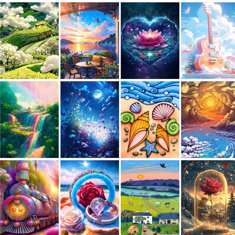 ภาพวาด gatyztory โดยตัวเลขชุดง - Art Craft Gift Ideas บทวิจารณ์และราคา