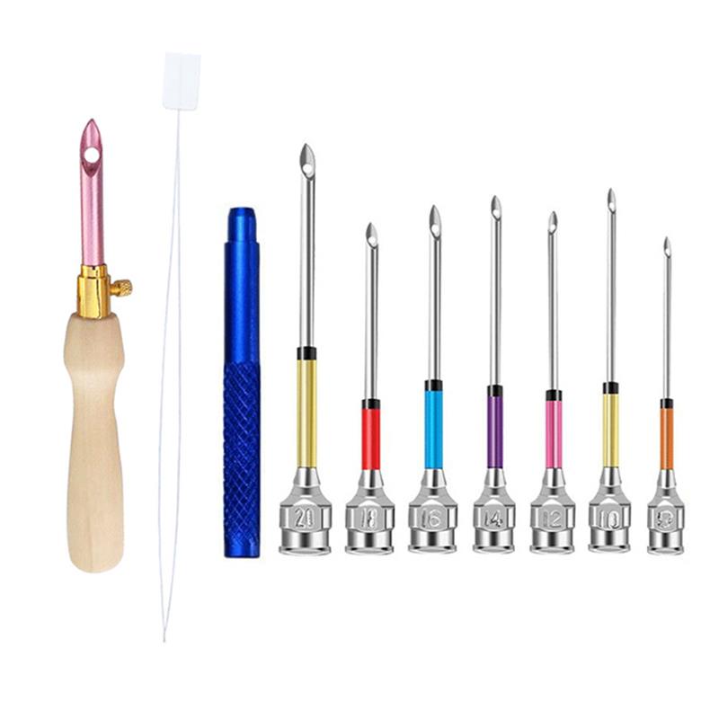 1-17Pcs Punch อุปกรณ์เข็มชุดเย - Punch Needle Kit บทวิจารณ์และราคา