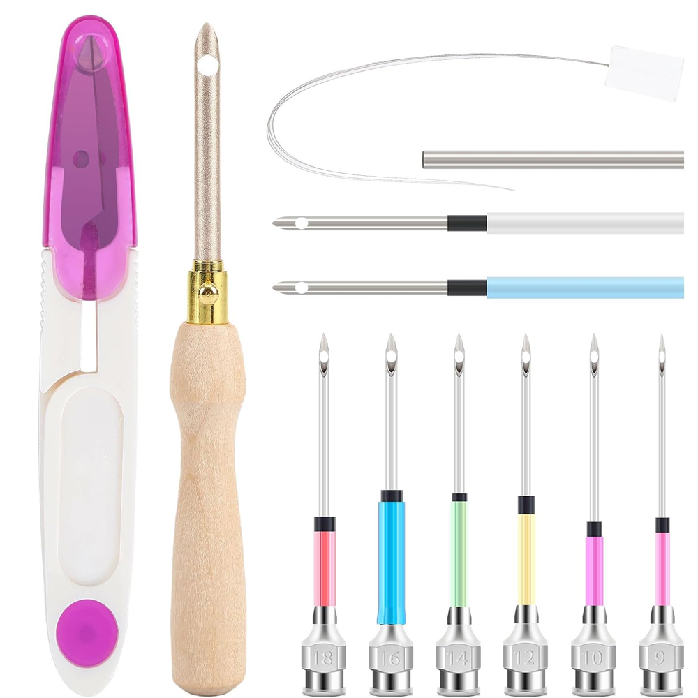 ชุดเข็มเจาะรู13ชิ้นชุดปักเข็มเ - Punch Needle Kit บทวิจารณ์และราคา