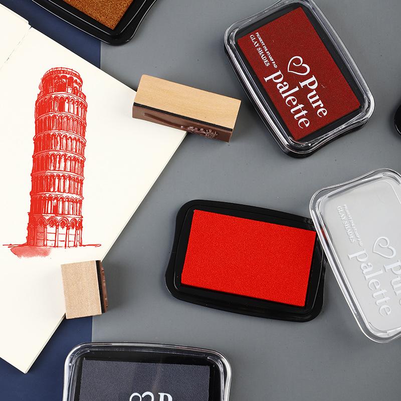 12 สีขนาดใหญ่ขนาด Vintage Inkp - Rubber Stamp Blank บทวิจารณ์และราคา