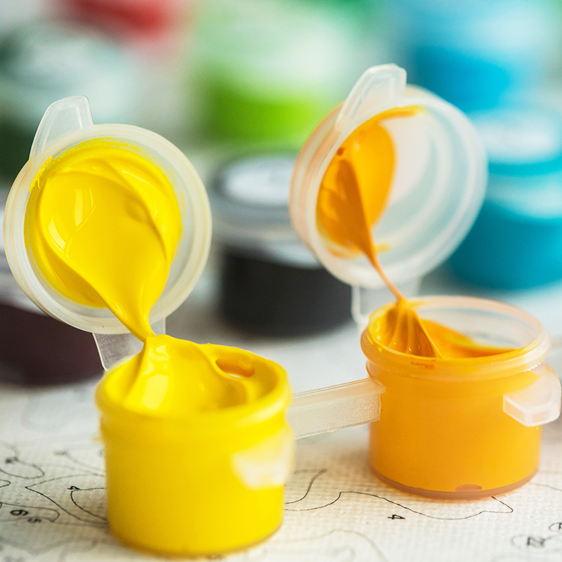 GATYZTORY สีอะคริลิคกรอบ DIY ภ - Art And Craft Numbers บทวิจารณ์และราคา