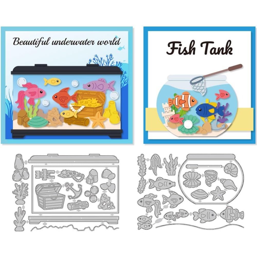 แม่พิมพ์ตัดรูปทรงตู้ปลา ทำจากเ - Artwork Craft บทวิจารณ์และราคา