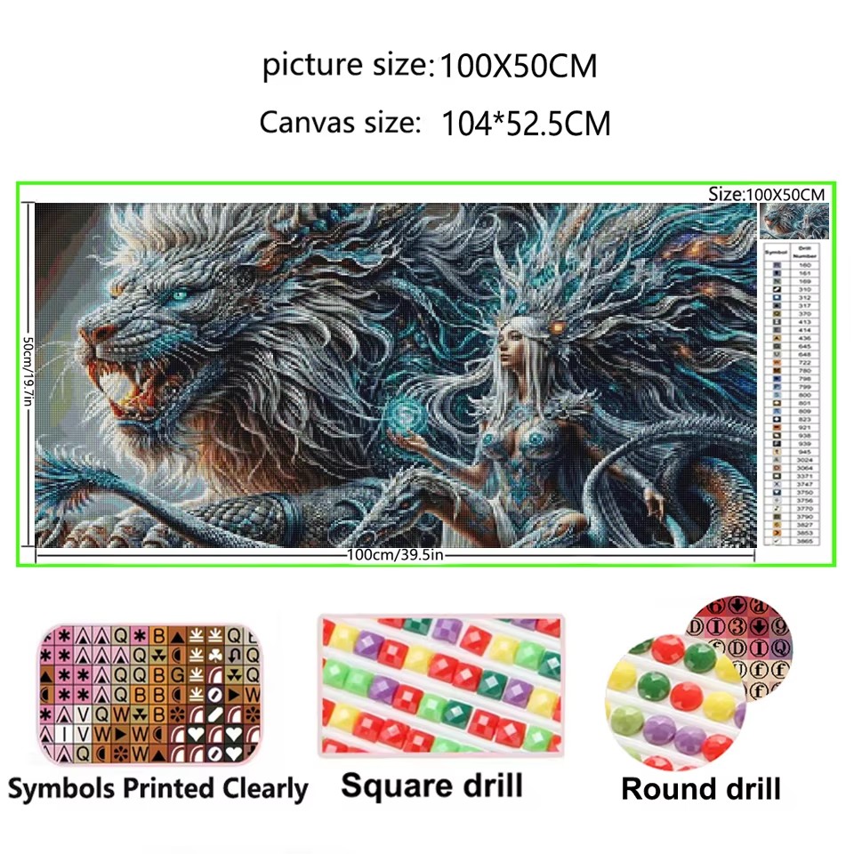 Gothic Dragon Queen 5D DIY เพช - Queen Art Craft บทวิจารณ์และราคา
