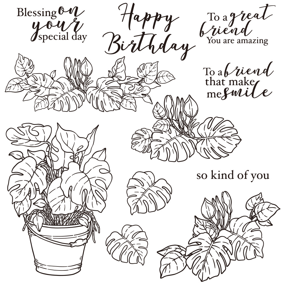 Mangocraft ธรรมชาติ Olive สาขา - Rubber Stamp Blank บทวิจารณ์และราคา