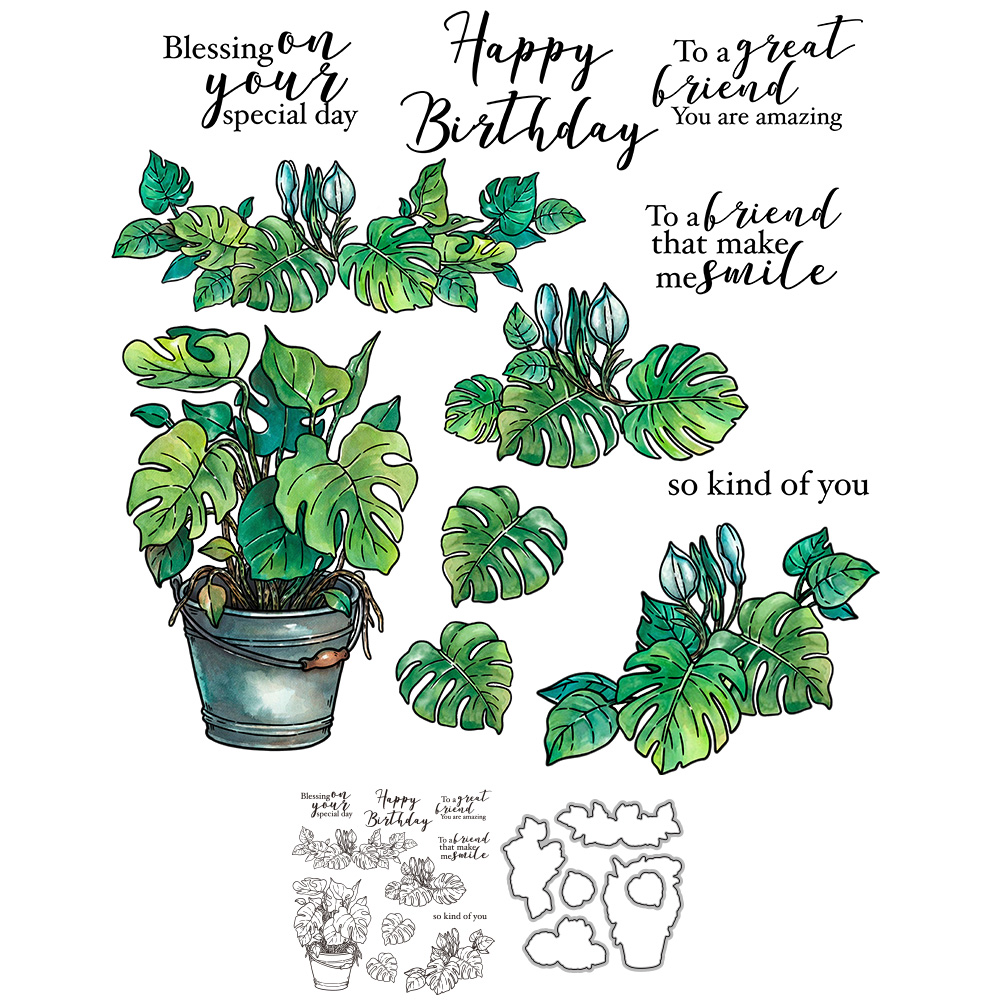 Mangocraft ธรรมชาติ Olive สาขา - Rubber Stamp Blank บทวิจารณ์และราคา