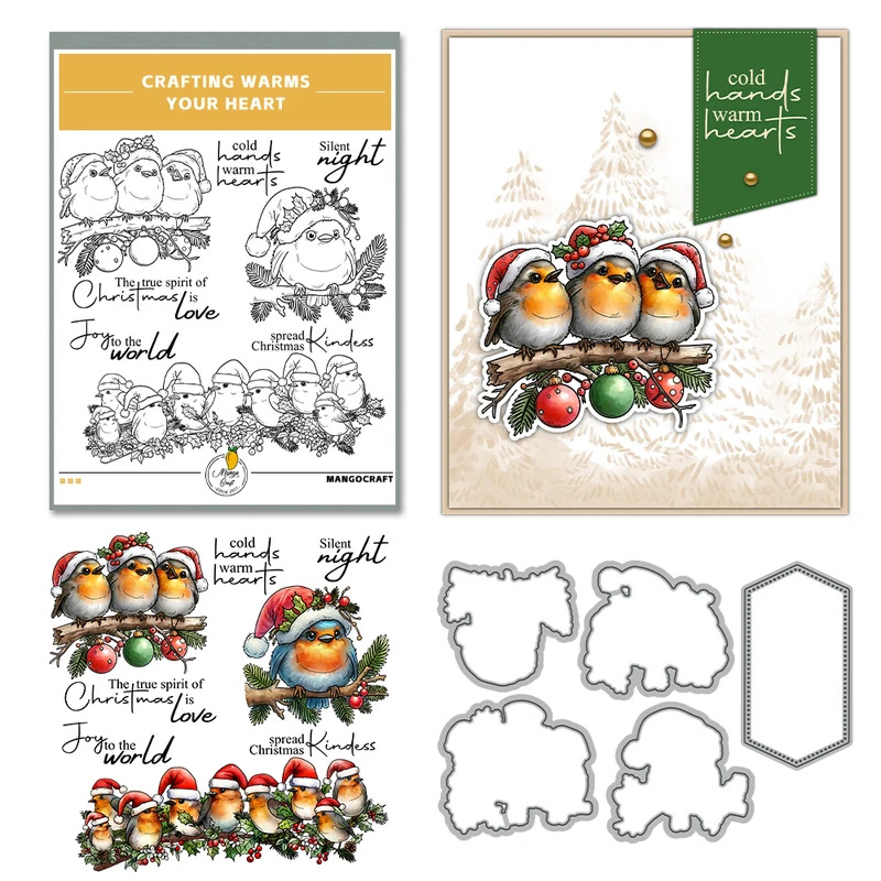 แม่พิมพ์ตัดรูปนกอ้วนน่ารักสำหร - Rubber Stamp Blank บทวิจารณ์และราคา