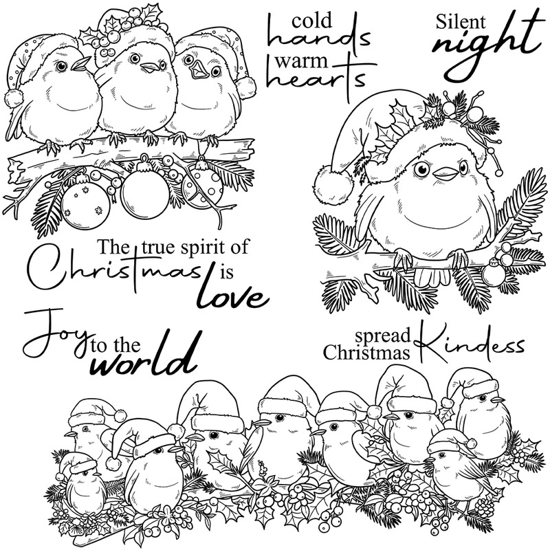 แม่พิมพ์ตัดรูปนกอ้วนน่ารักสำหร - Rubber Stamp Blank บทวิจารณ์และราคา