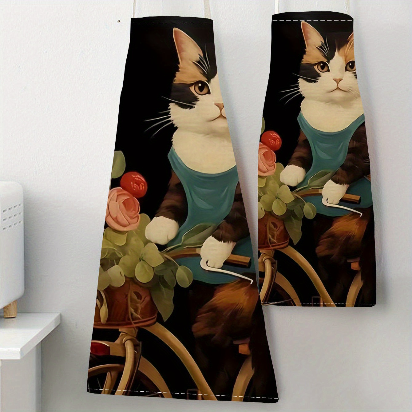 ผ้ากันเปื้อนลินินลายแมวตลกใส่แ - Art Craft Gift Ideas บทวิจารณ์และราคา