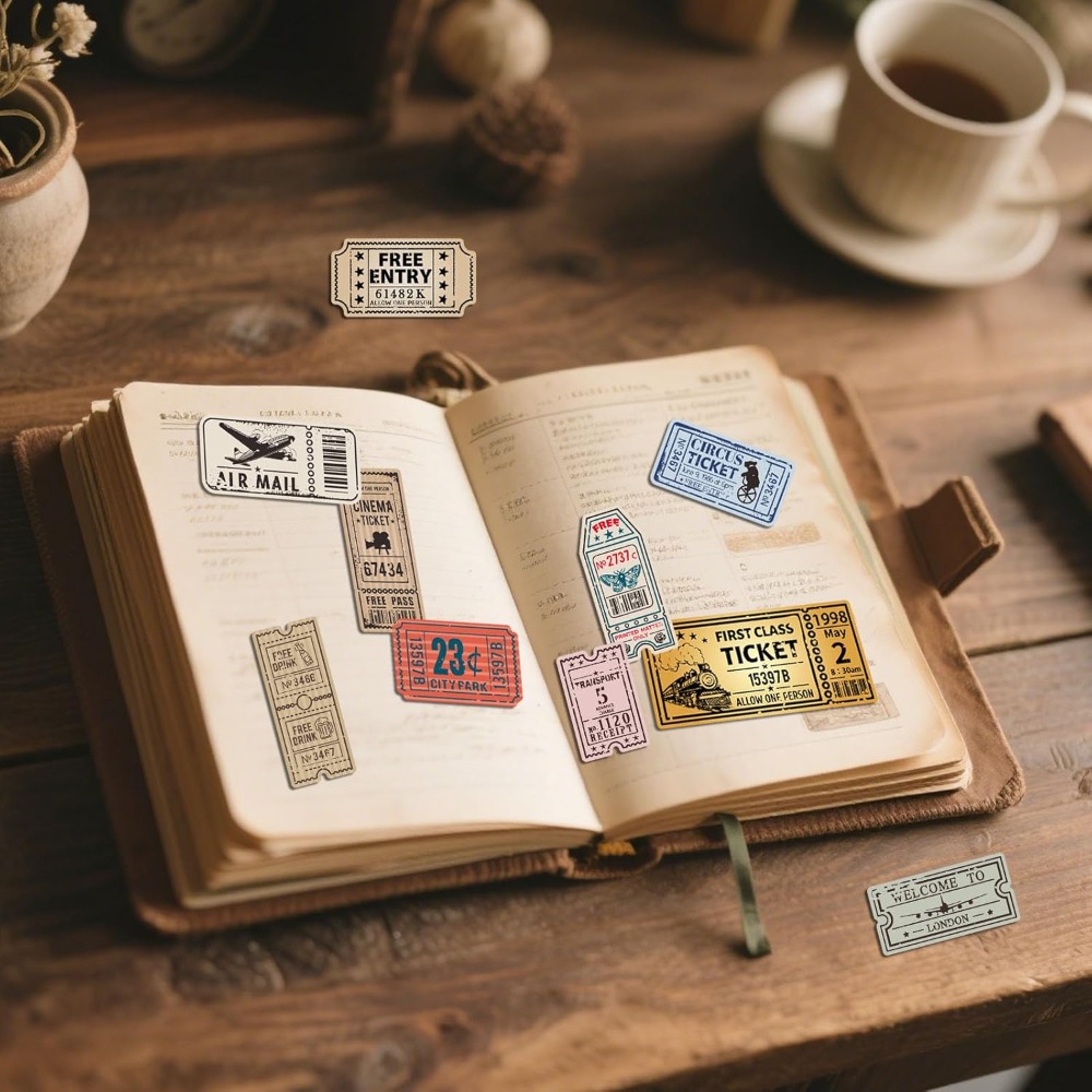 Vintage Ticket แสตมป์ที่ชัดเจน - Rubber Stamp Blank บทวิจารณ์และราคา