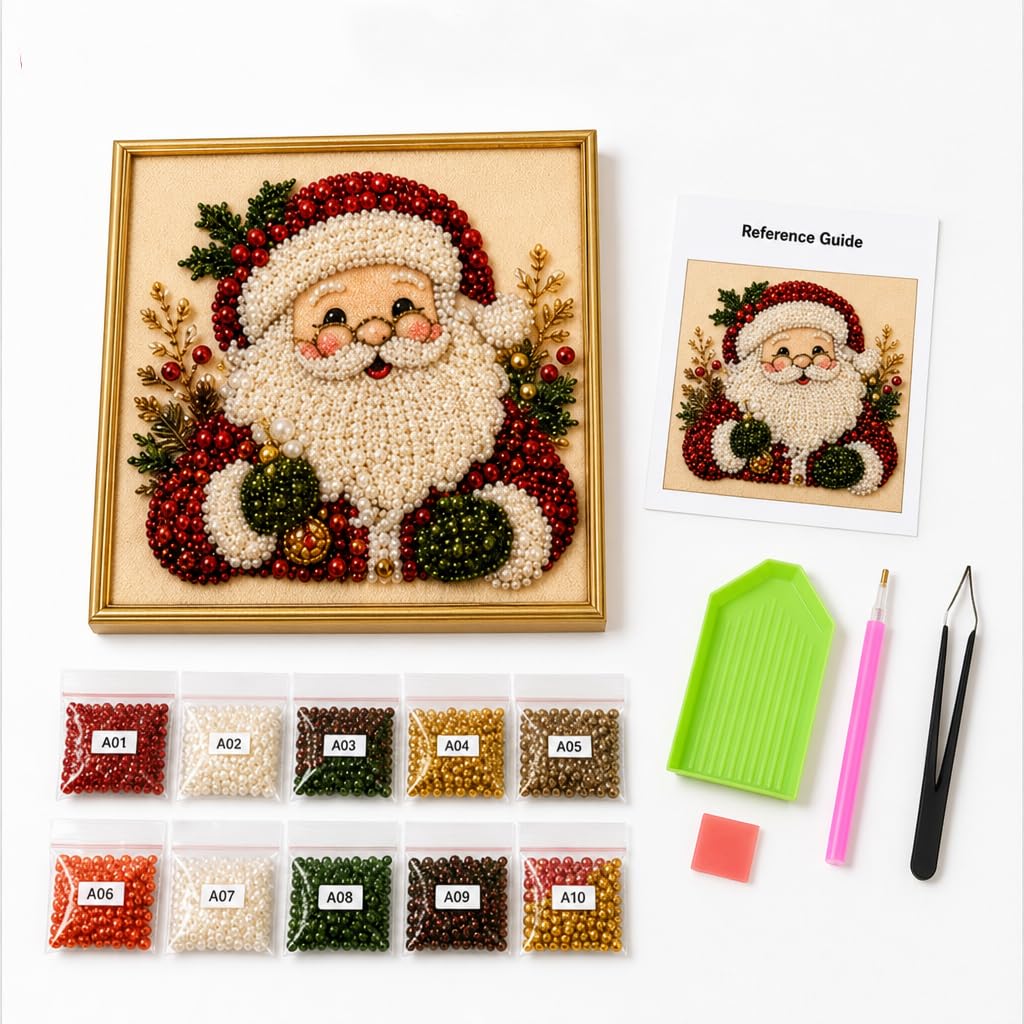 ชุดอุปกรณ์วาดภาพเพชรไข่มุกคริส - Art Craft Glasses Frames บทวิจารณ์และราคา