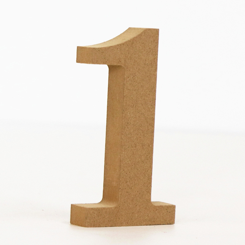 ตัวเลขไม้สีธรรมชาติ ขนาด 10 ซม - Art And Craft Numbers บทวิจารณ์และราคา